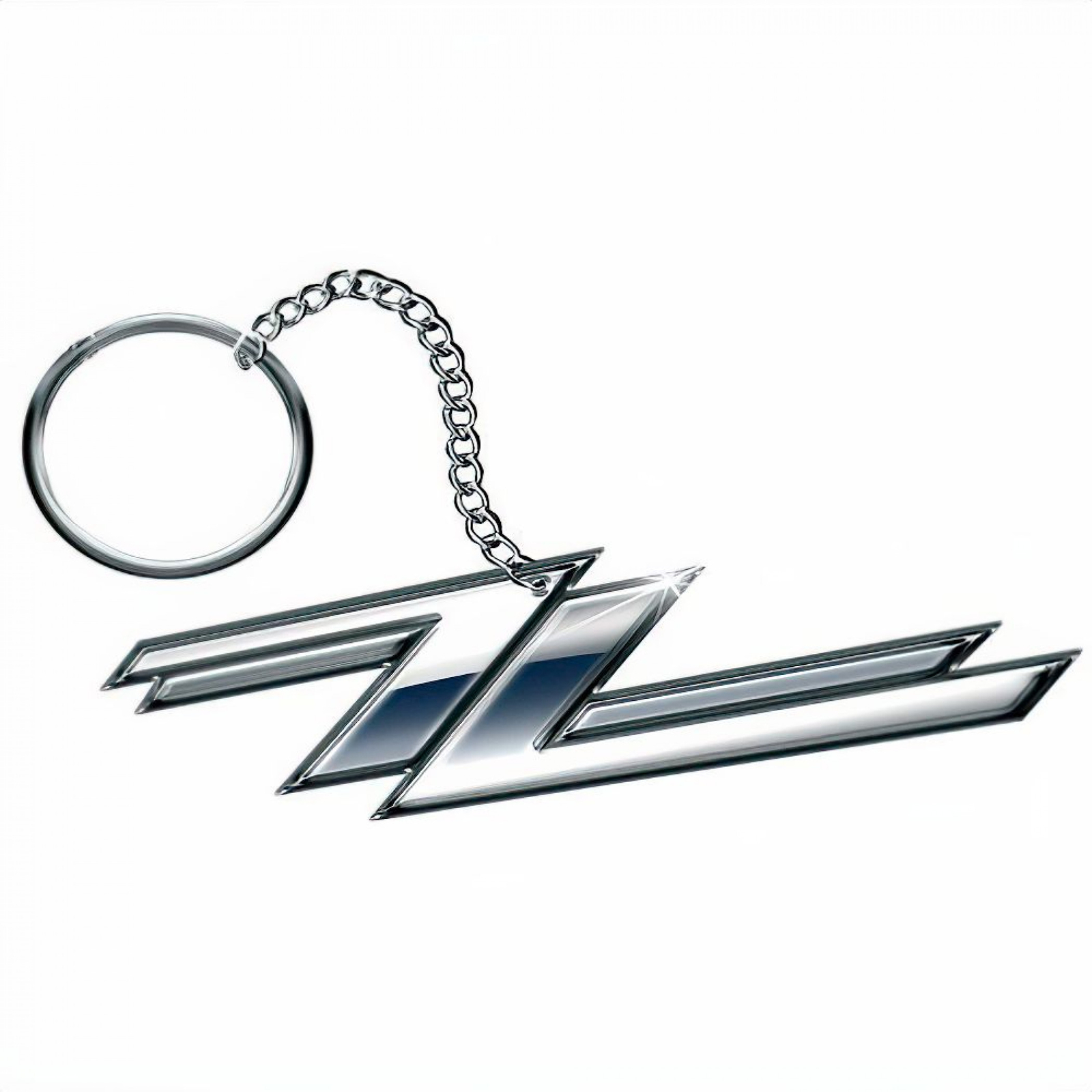 ZZ Top Twin Z's Keychain Silver ZZ Top Twin Z's Keychain Silver