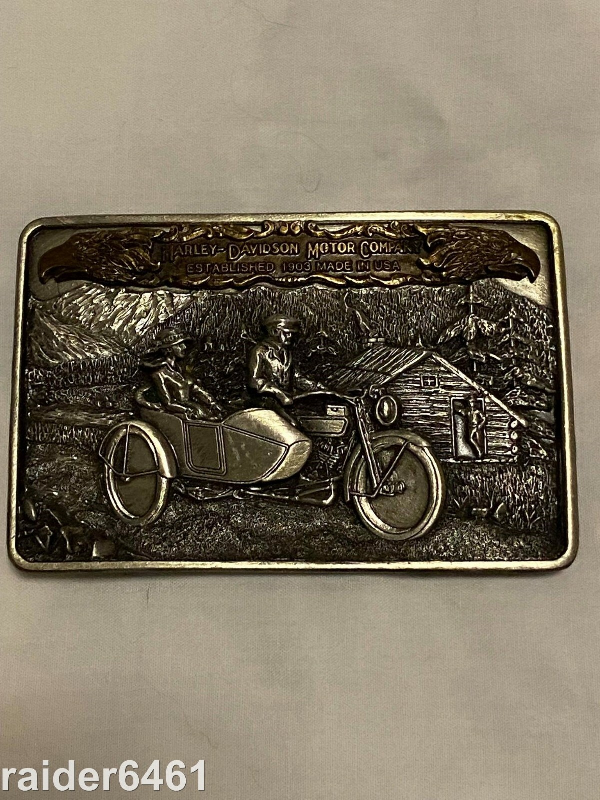 Harley Davidson Men's 1985 BROOKFIELD Collectors Guild Belt Buckle GUC Harley Davidson Men's 1985 BROOKFIELD Collectors Guild Belt Buckle GUC