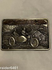 Harley Davidson Men's 1985 BROOKFIELD Collectors Guild Belt Buckle GUC picture