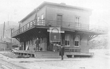 1908 Railroad Train Station Depot Readsboro Vermont VT - Reprint picture