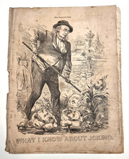 WHAT I KNOW ABOUT JOKING 1872 Grant Presidential election satire Horace Greeley picture