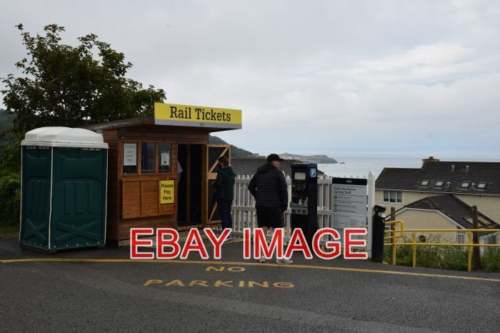 PHOTO  CARBIS BAY STATION CORNWALL  THE \'STATION BUILDINGS\' - A TICKET KIOSK AND