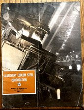 Allegheny Ludlow Steel Corp 1944 annual report WWII work B-29  WWII worker list picture