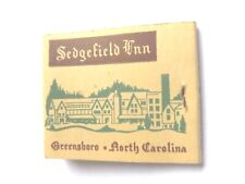 Greensboro, North Carolina, Sedgefield Inn, Matchbook  picture