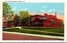 Chester Hospital Chester PA Vintage Postcard 5P18-6 picture