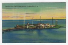 Postcard-Fort Sumter, Charleston Harbor, Charleston, SC picture