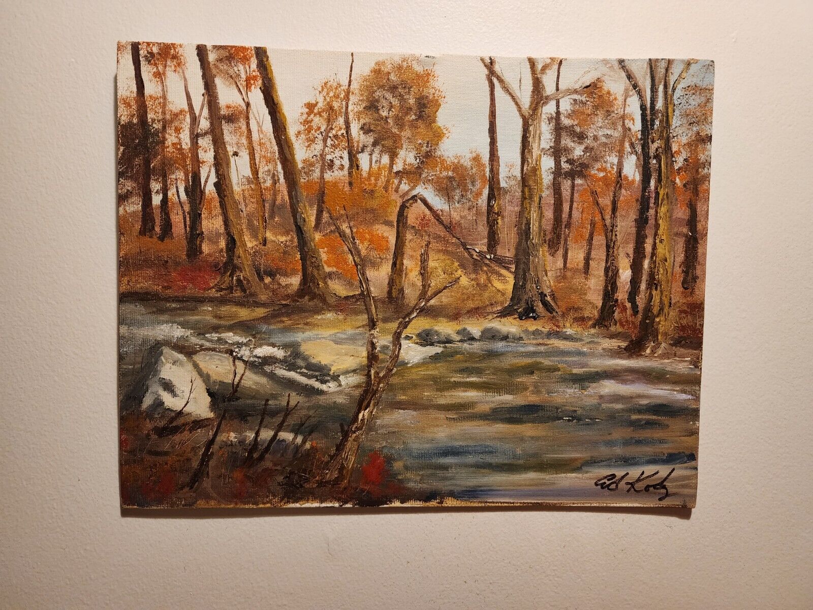 Sheeder Mill Historic Kimberton Pennsylvania French Creek Painting Ed Kody 2017