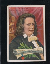 1911 T68 Royal Bengals Men of History Elias Howe - Vg - S6463 picture