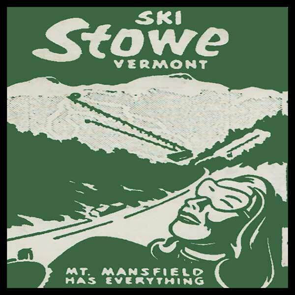 Fridge Magnet - Ski Stowe Vermont Mount Mansfield