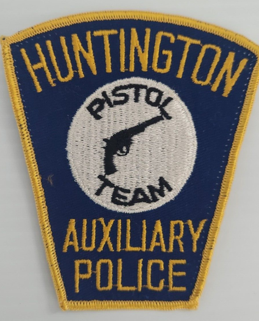 VERY RARE HUNTINGTON AUXILIARY POLICE  PISTOL TEAM Patch New York