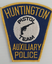 VERY RARE HUNTINGTON AUXILIARY POLICE  PISTOL TEAM Patch New York picture