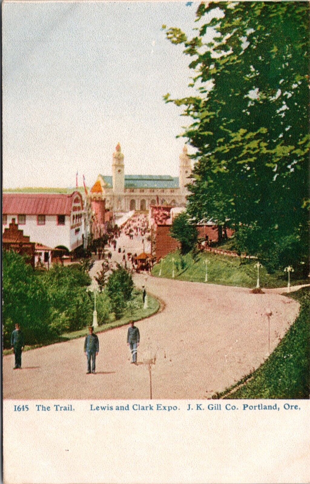 Postcard The Trail Lewis & Clark Centennial Exposition Portland Oregon