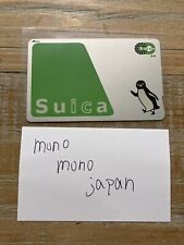USED Penguin Normal Suica Prepaid Transportation IC card JR East Tested picture