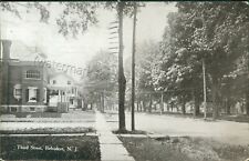 Belvidere, New Jersey - view of Third Street 1911 - vtg Warren Co, NJ Postcard picture
