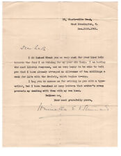 Henrietta E.V. Stannard Signed Letter 1901 / Autographed Writer picture