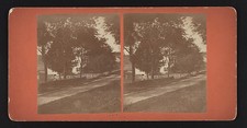 Photo:New Braintree Massachusetts 1900s Rural Road House Stereoview picture