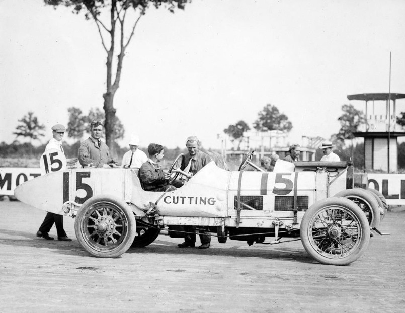 1916 Race Car #15, Cutting, Benning, MD Old Photo 8.5\