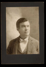 from ALBUM * CABINET CARD PHOTO William James Ashton 1871-1927 Young Man picture