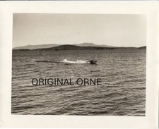 1930s 8X10 PHOTO ORIGINAL HAROLD ORNE LAKE WINNEPESAUKEE NEW HAMPSHIRE BOAT picture