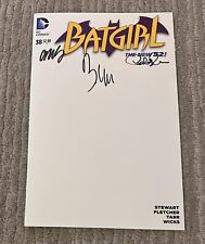 Batgirl #38 Blank Signed By Babs Tarr, Cameron Stewart & Brendan Fletcher picture