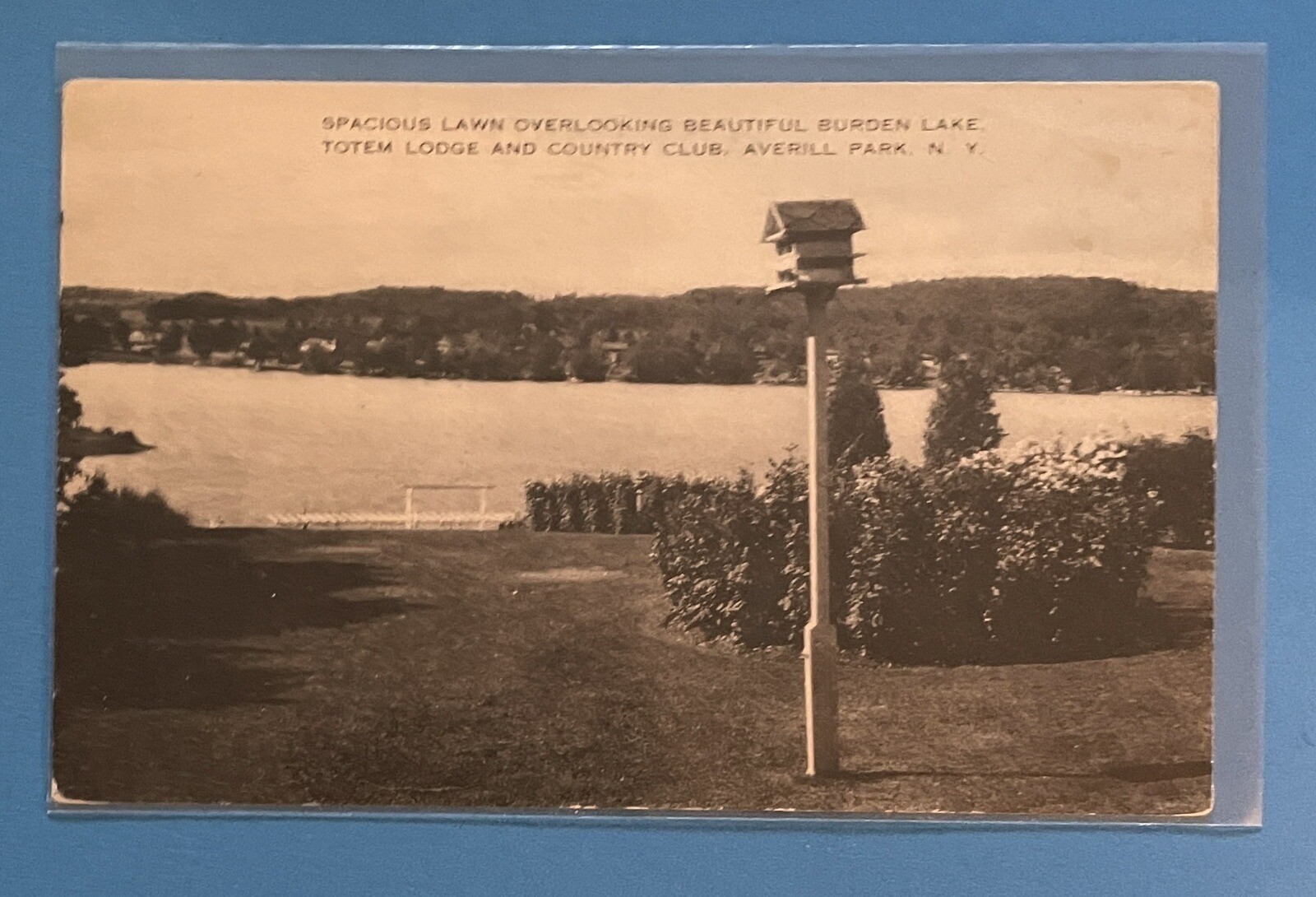 Burden Lake Totem Lodge and Country Club Averill Park New York Vintage Postcard Burden Lake Totem Lodge and Country Club Averill Park New York Vintage Postcard