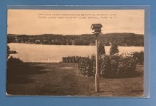 Burden Lake Totem Lodge and Country Club Averill Park New York Vintage Postcard picture