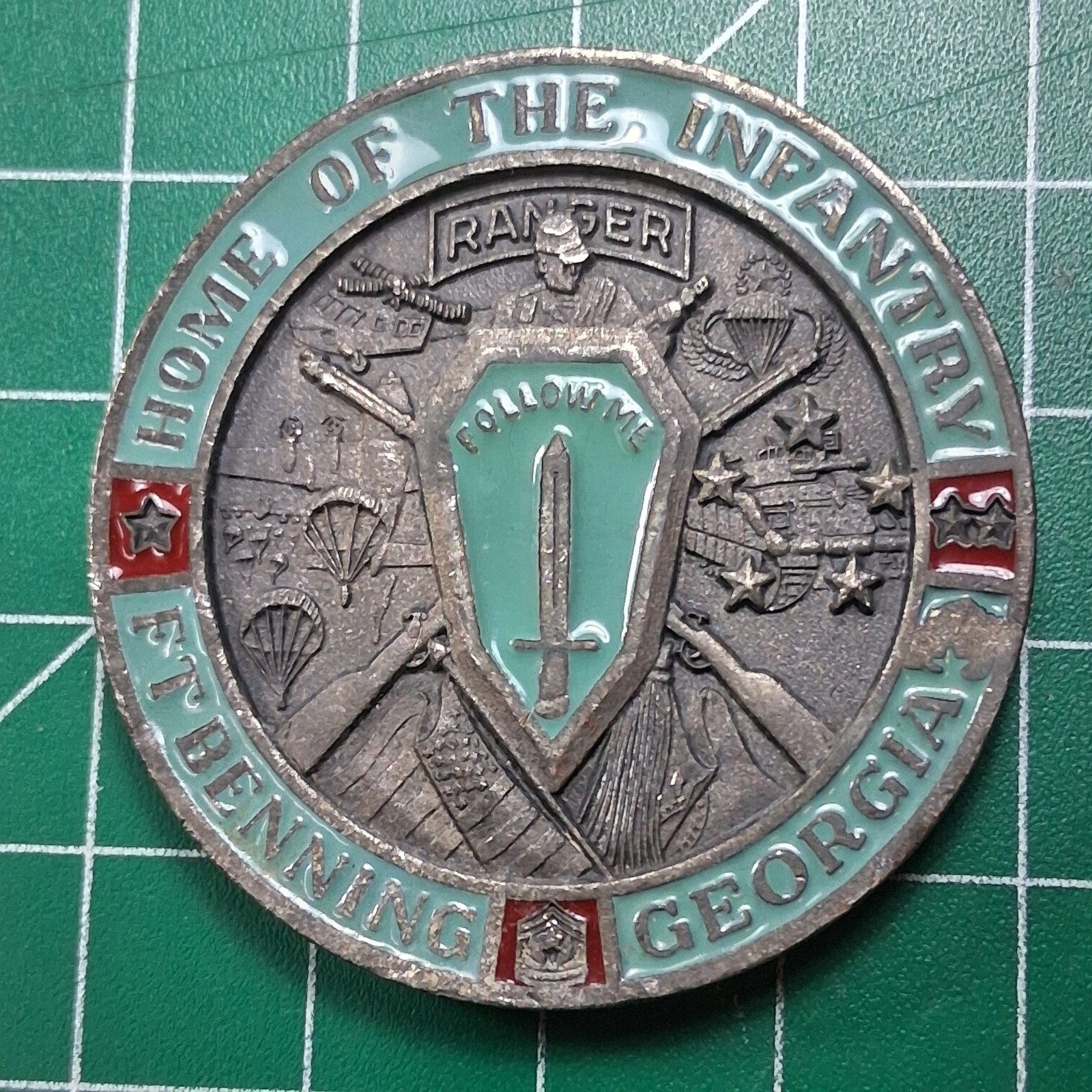 US Army Fort Benning Home of the Infantry Challenge Coin