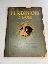 1938 Walt Disney’s Ferdinand the Bull Whitman Book Munro Leaf Robert Lawson used picture