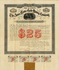 Anna Howe Gold Mining Co. - $25 First Mortgage Bond - Birmingham, Alabama - Mini picture
