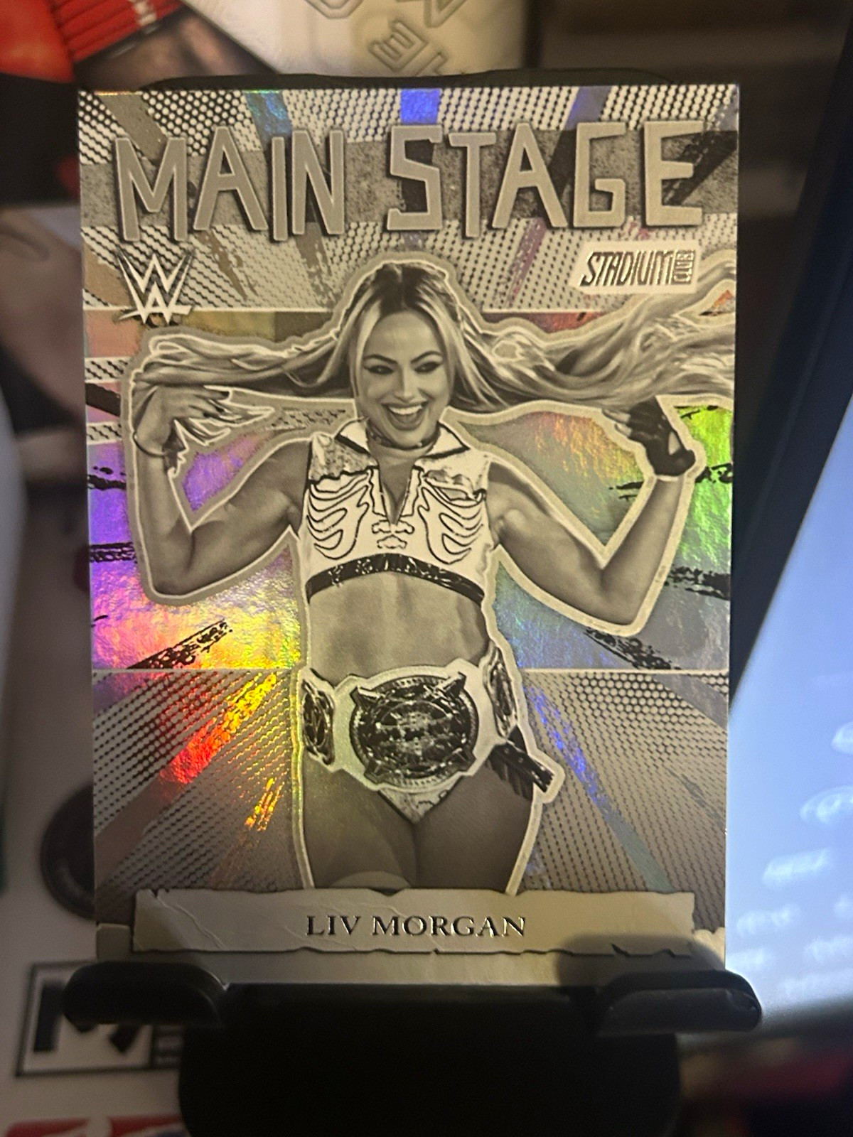 2025 Topps WWE Stadium Club Main Stage Liv Morgan Insert MS-8