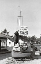 SEAVIEW WASHINGTON RPPC - CORNELL's CRAB COOKER picture