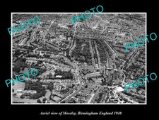 Aerial View Of Moseley Birmingham England c1940 Old Large Historic Photo picture