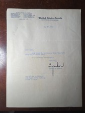 Lyndon B Johnson Signed Letter 1949 US Senator Autograph TLS Vintage LBJ COA picture