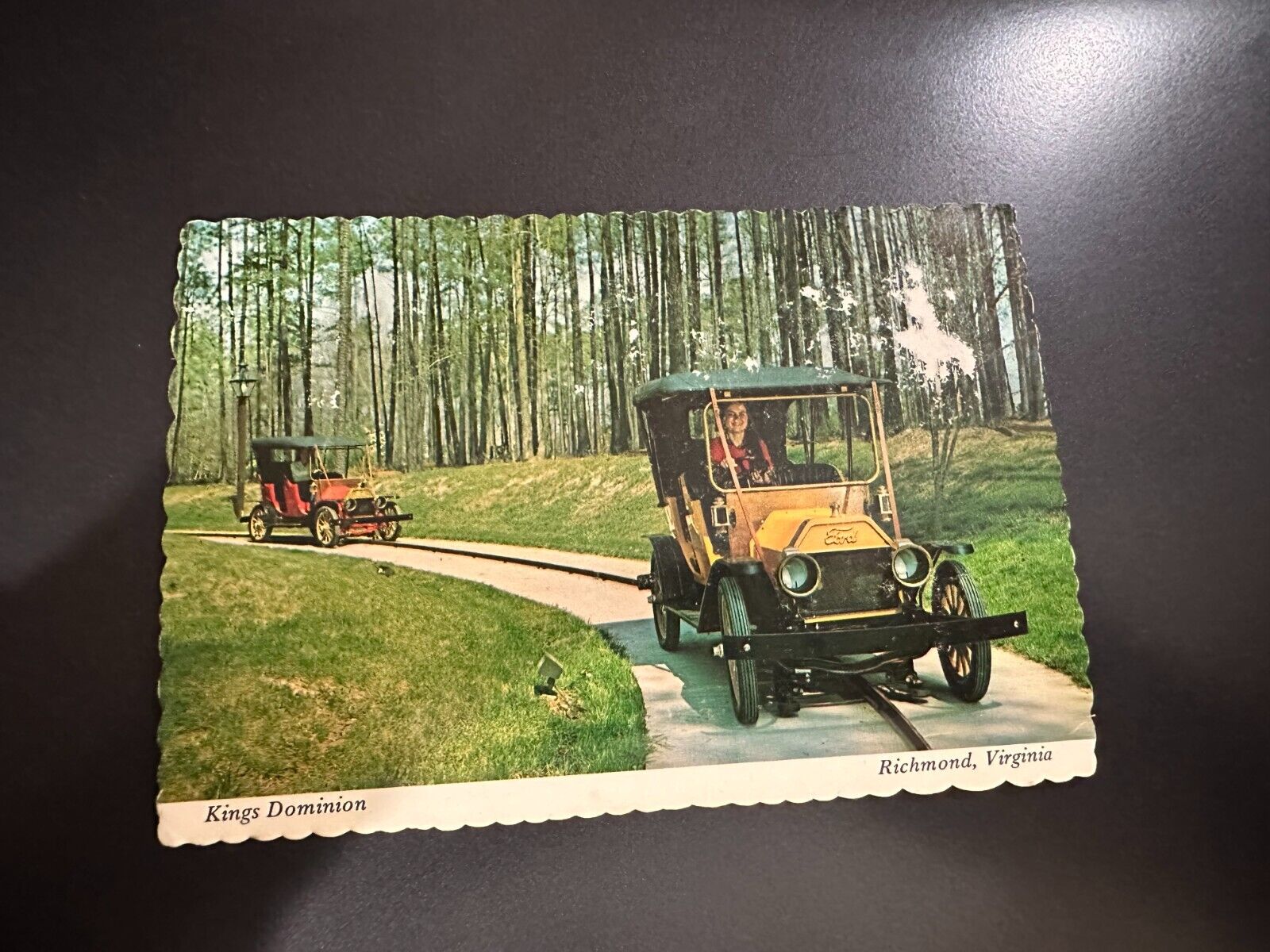 Vintage postcard, Kings Dominion, Richmond Va.,  postcard