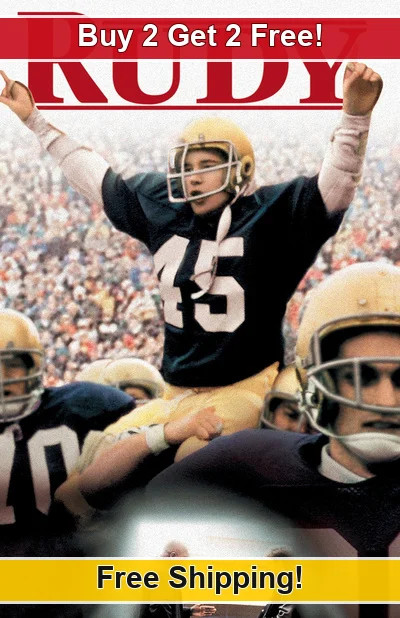 Rudy 1993-01 11x17 Movie TV Show Poster Buy 2 Get 2 Free Rudy 1993-01 11x17 Movie TV Show Poster Buy 2 Get 2 Free