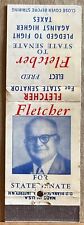 Fred Fletcher of Milford NH for New Hampshire State Senator Matchbook Cover picture
