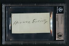 Horace Greeley d1872 signed autograph 1.5x3 cut Founder New York Tribune BAS picture