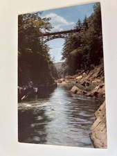 Quechee Gulf Gorge Dewey's Mills Vermont Postcard picture