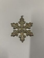 Gorham Sterling Silver Snowflake Ornament, 1997 picture