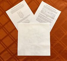 ORIGINAL Paper Cuckoo Bellows Material 12” x 12” With Instructions. Perfect. picture