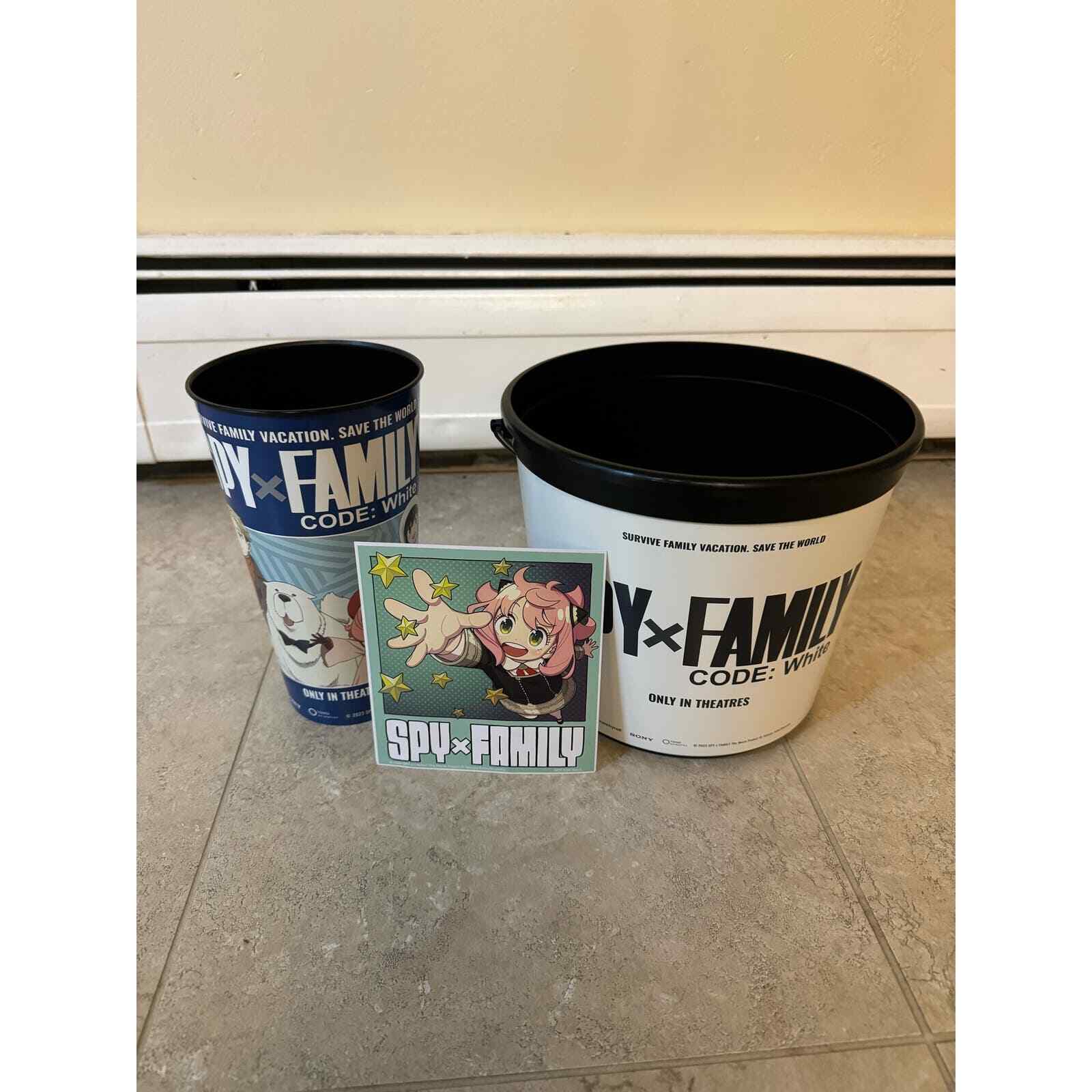 Spy X Family Code White Theater Bucket + Cup
