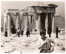 PARTHENON on the ACROPOLIS Athens Greece 1970’s B&W Photograph picture