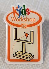 Vintage Home Depot Kids Workshop Lapel Hat Pin picture