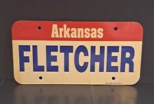 Fletcher Auto Group Dealership Advertising License Plate Little Rock Arkansas picture