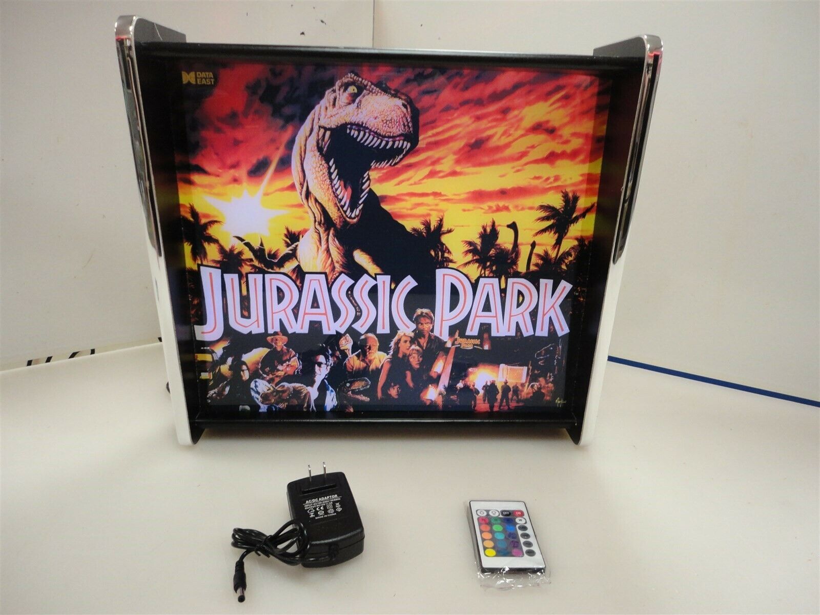 Jurassic Park Data East Pinball Head LED Display light box