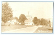 c1920's View Of Main Street West Dummerston Vermont VT RPPC Photo Postcard picture