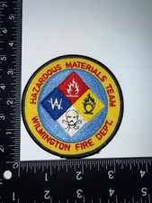 Wilmington Delaware North Carolina (?) Hazmat Hazardous Fire Dept Patch Obsolete picture