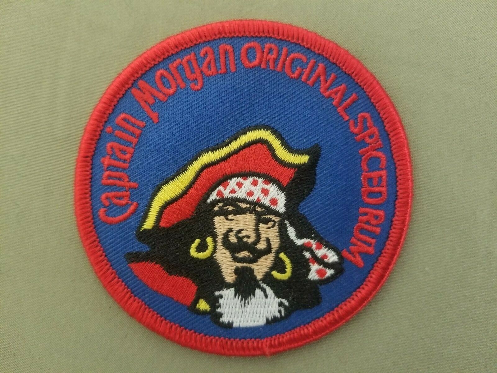 Captain Morgan Rum Embroidered Patch.
