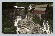 Lawrenee mills near bellows Falls Vermont postcard picture