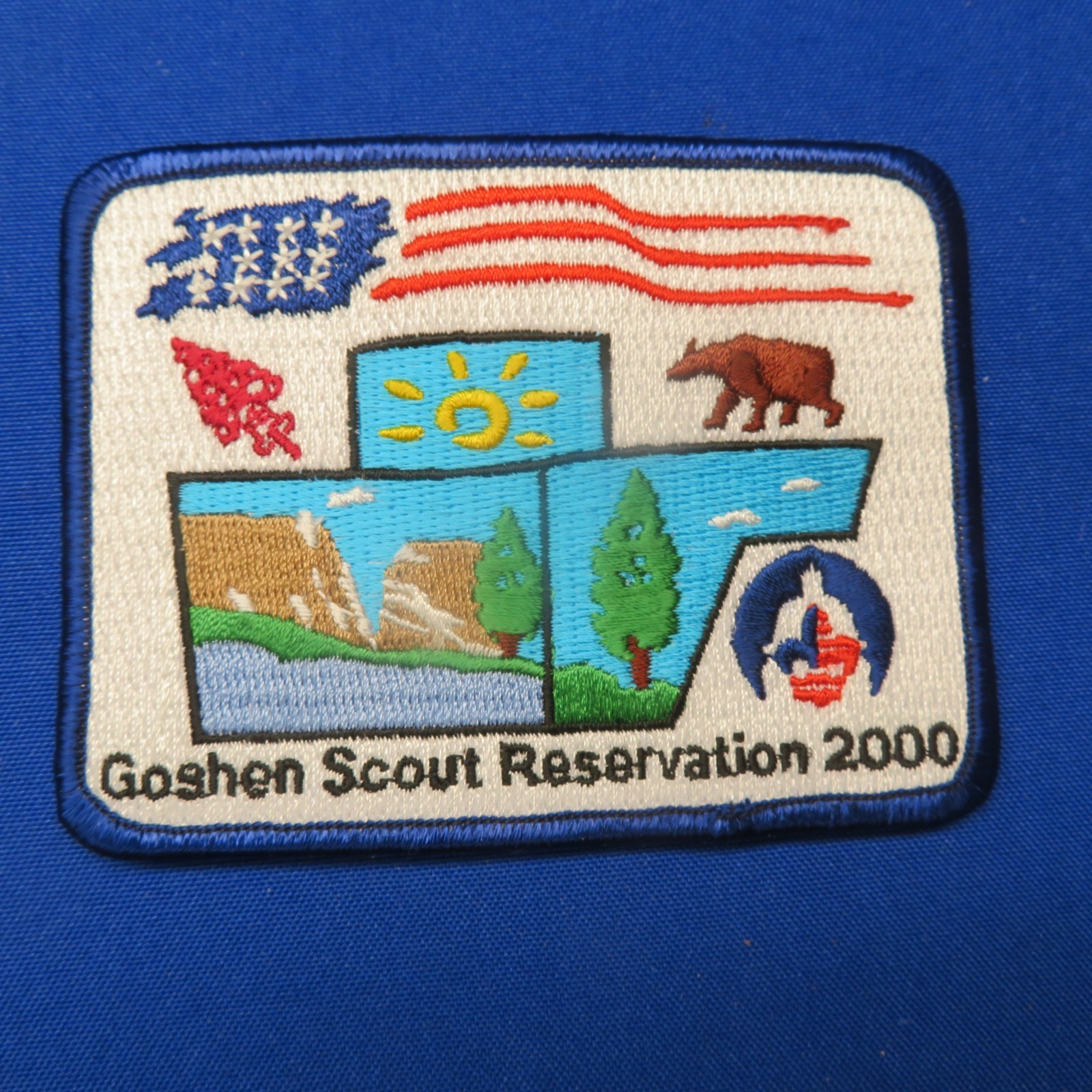 Boy Scout 2000 Goshen Scout Reservation Patch NCAC 268B2-BIN Boy Scout 2000 Goshen Scout Reservation Patch NCAC 268B2-BIN